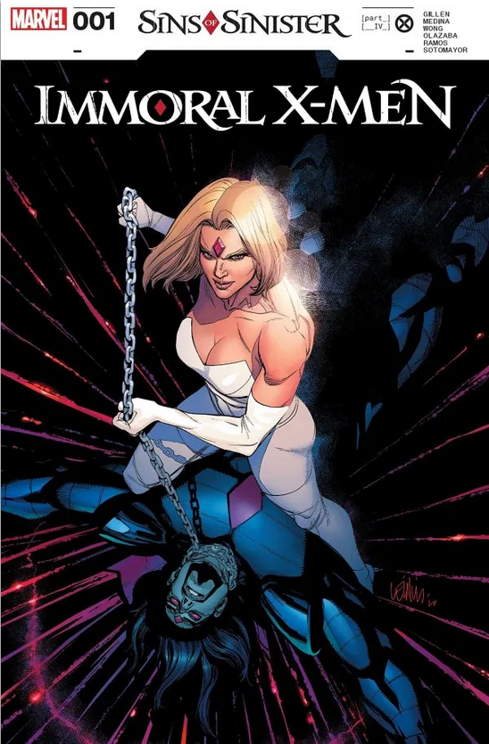 The cover to IMMORAL X-MEN #1, by Leinil Yu.