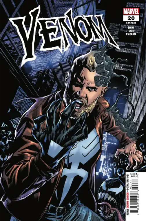 The cover to VENOM #20, art by Bryan Hitch.