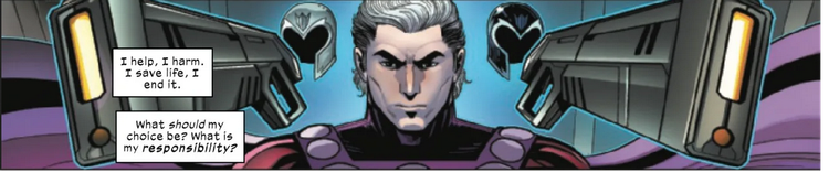 A detail from RESURRECTION OF MAGNETO #4