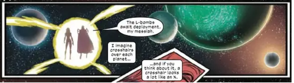 A panel from IMMORAL X-MEN #2.